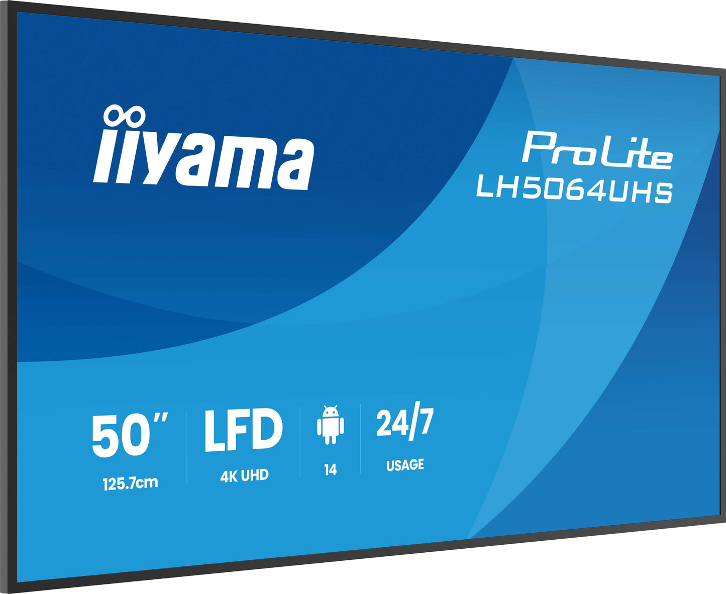 Iiyama LH5064UHS - B1AG 50 IN LCD UHD - 127 cm - Monitor