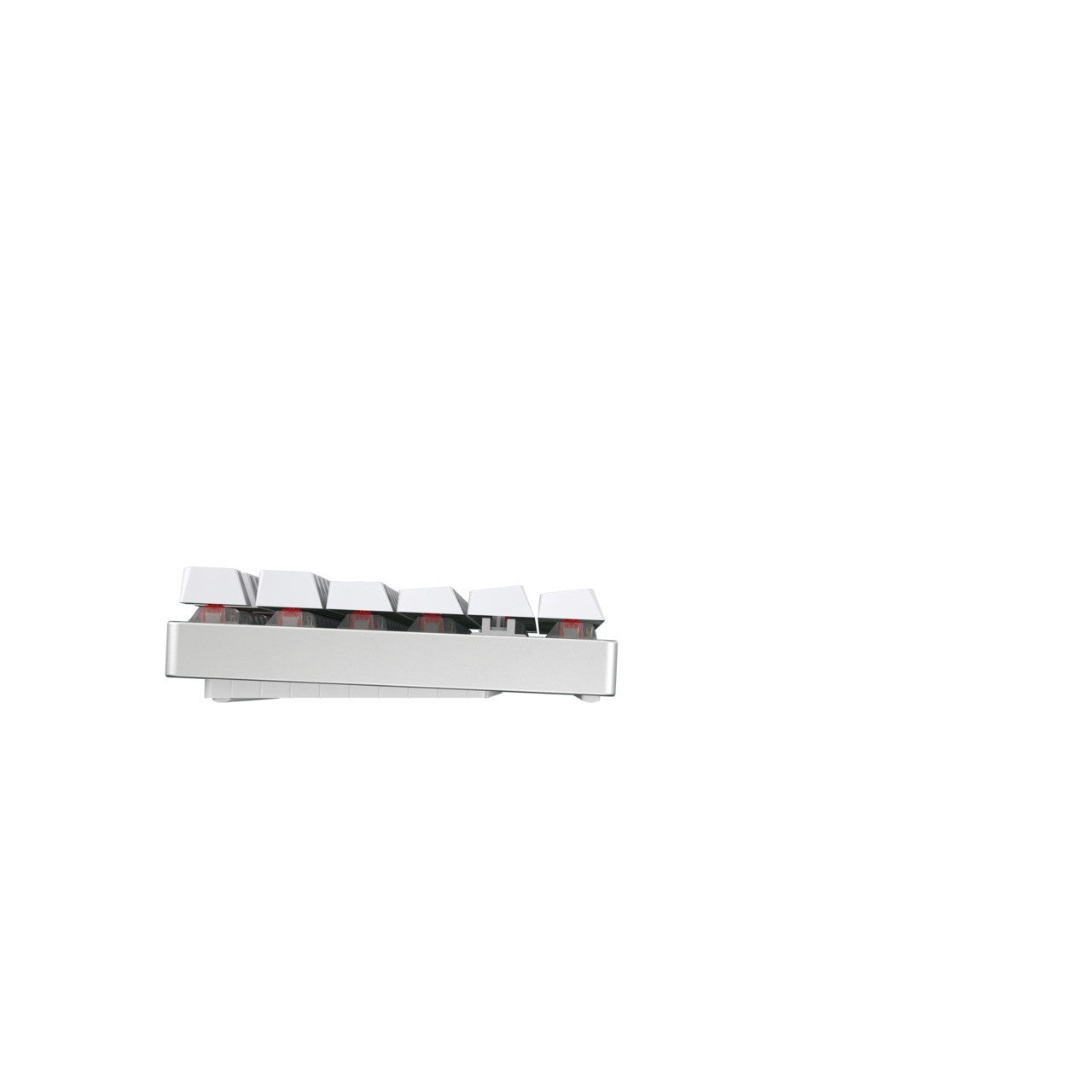 Cherry MX 8.2 TKL Wireless RGB - Kabellos - RF Wireless + Bluetooth - Mechanischer Switch - QWERTZ - RGB - LED - Weiß - Tastatur