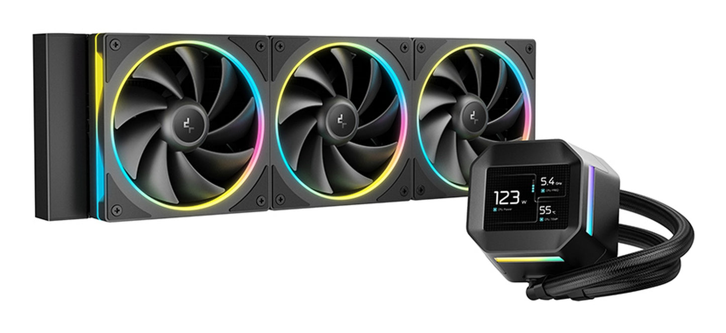 Deepcool Lm360 - Prozessor - Fluessigkeitskühlsystem - 360 mm - CPU - 36,07 dB - Kühler