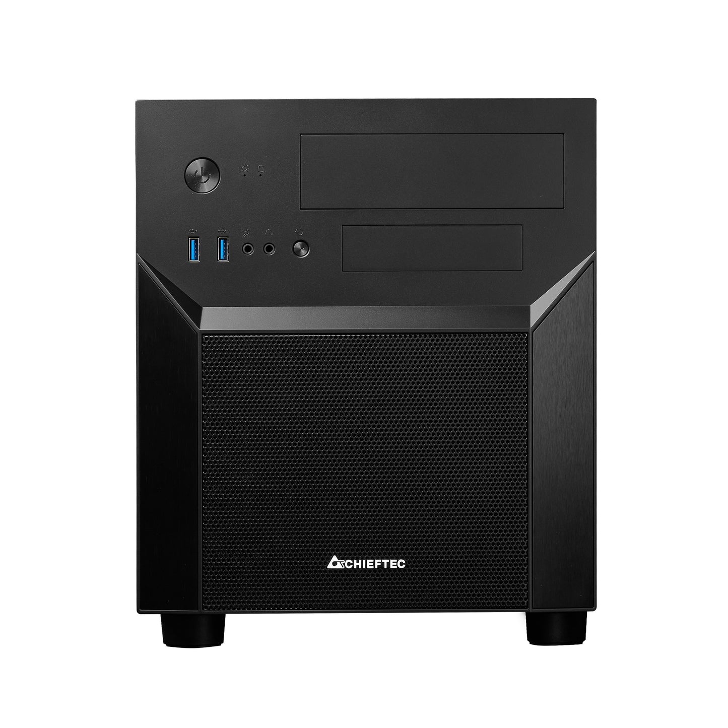 Chieftec CI - 02B - OP - Cube - PC - Schwarz - micro ATX - Mini - ITX - SPCC - Heimbüro - Cube-Gehäuse