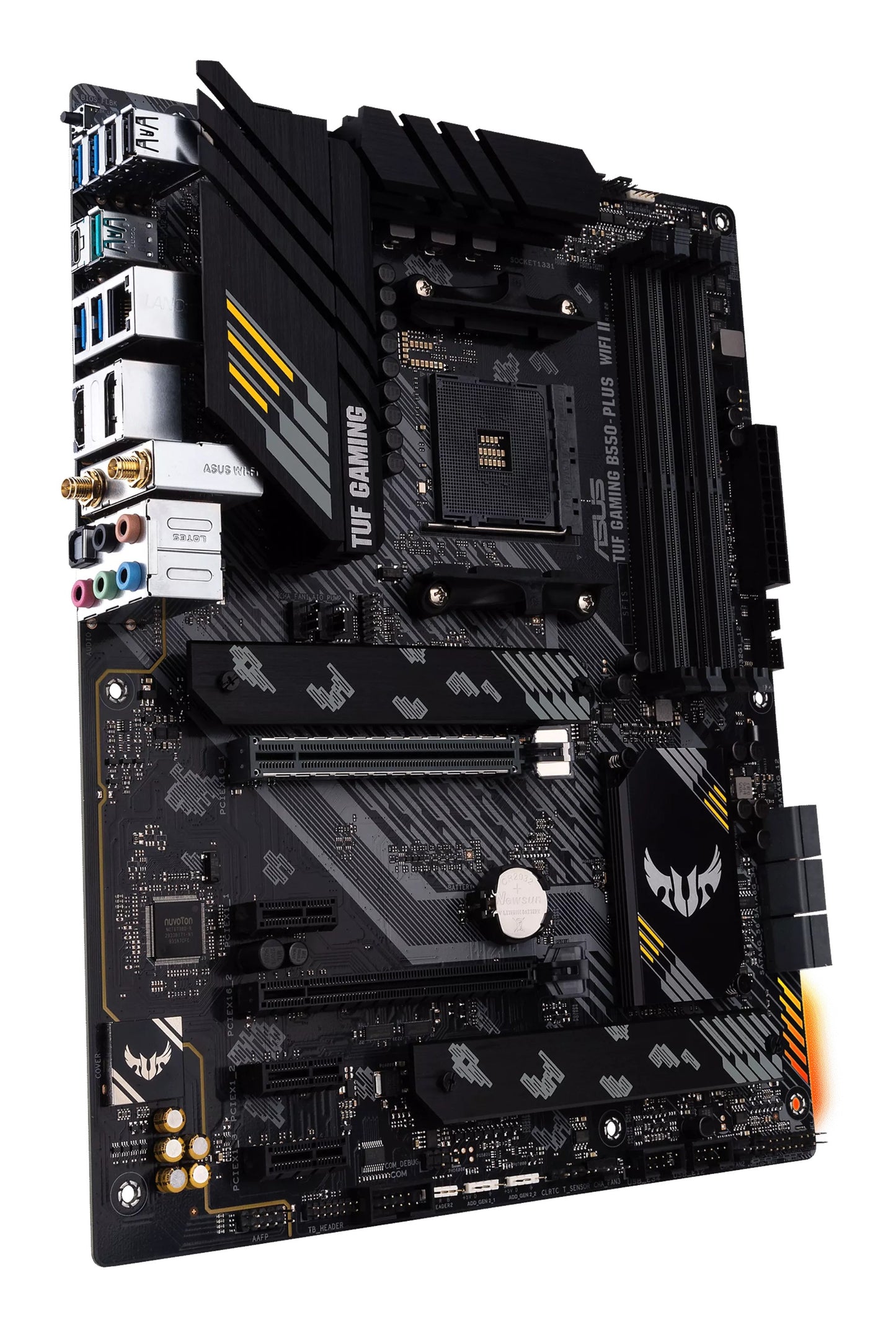 ASUS TUF GAMING B550 - PLUS WIFI II - AMD - Sockel AM4 - AMD Ryzen 3000 Series - Sockel AM4 - DDR4 - SDRAM - 128 GB - Mainboard