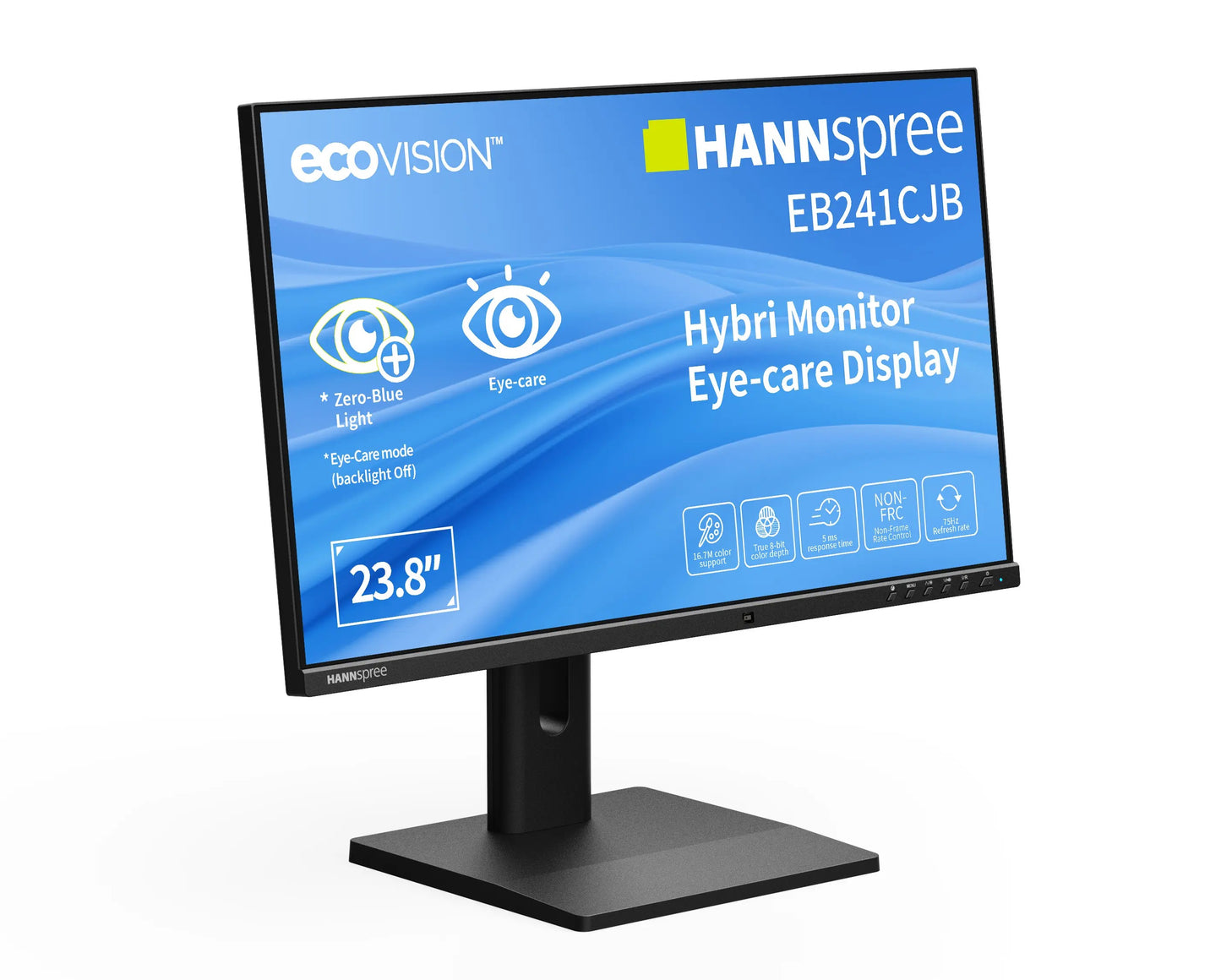 Hanns.G 23.8" Eb241Cjb 16 9 Hybri HDMI+DP+USB - 60,5 cm - Monitor