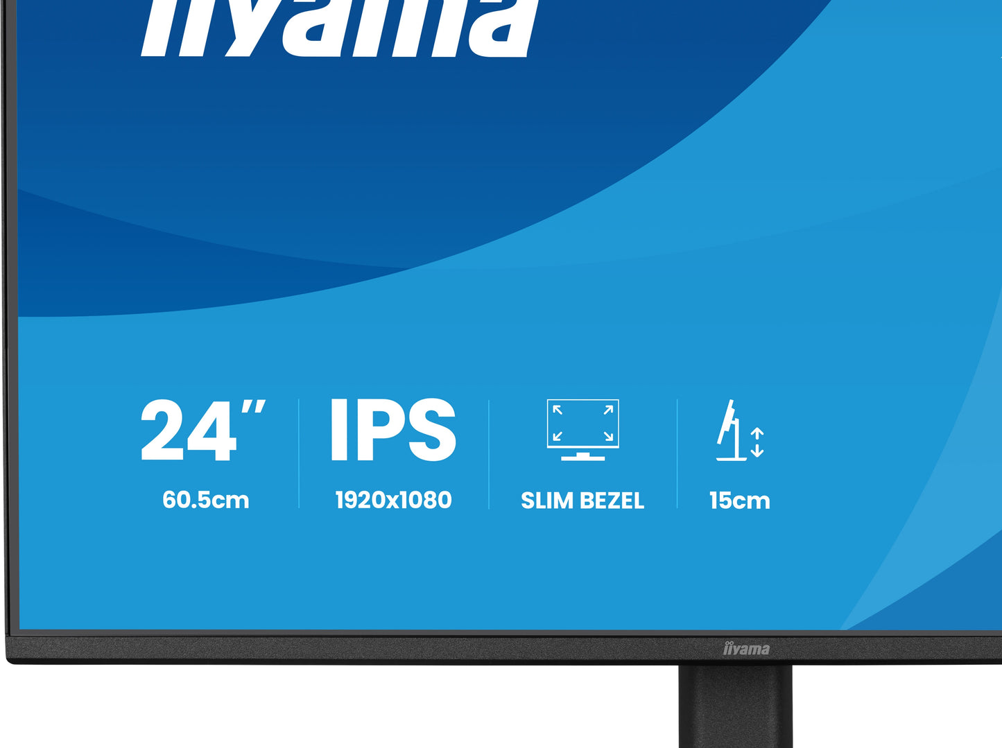 Iiyama 24iWIDE LCD IPS panel LED Bl. Adaptive Sync PivotHeight Adjust - 23,8" - Monitor