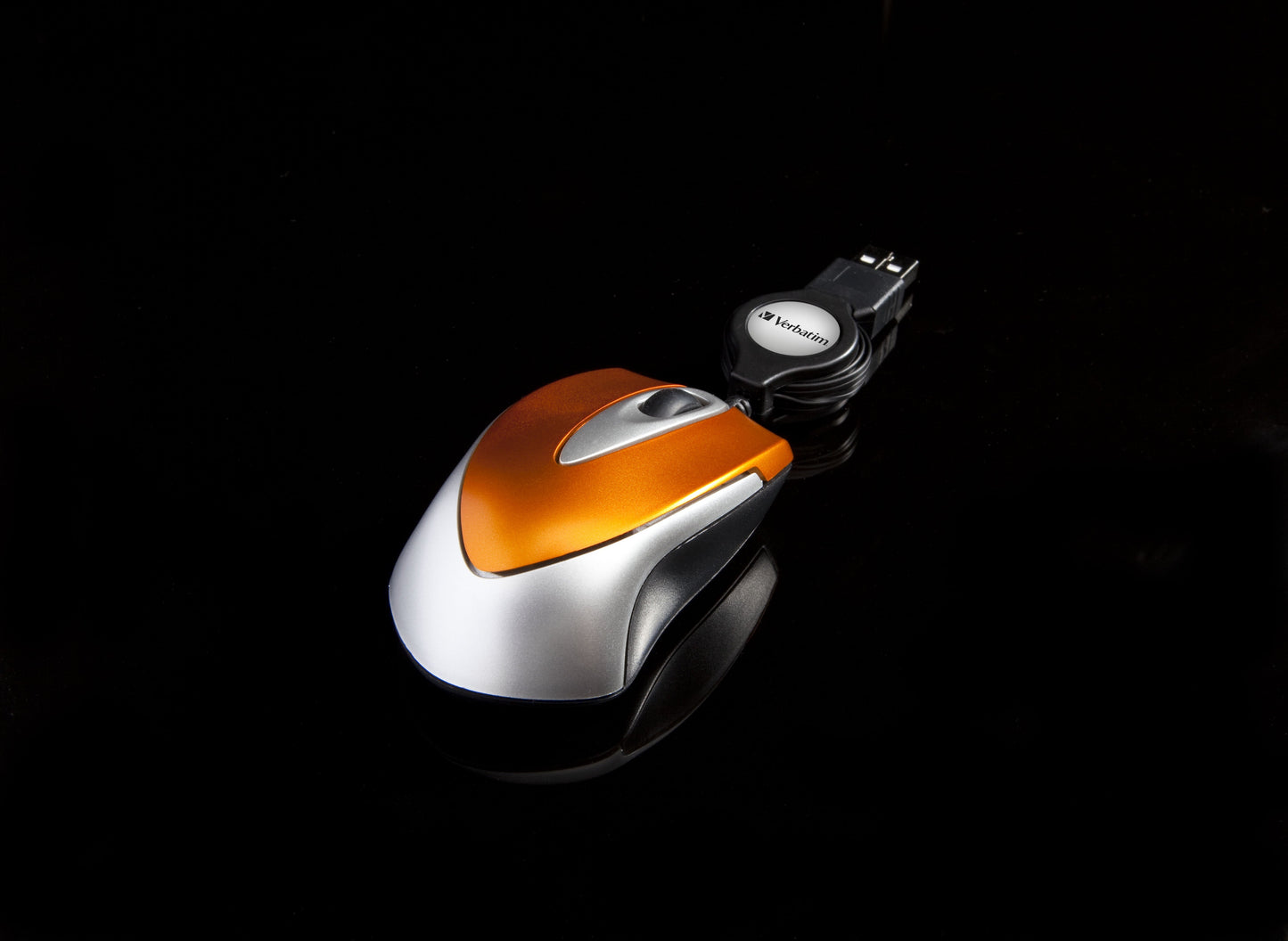 Verbatim Go Mini - Optisch - USB Typ - A - 1000 DPI - Orange - Maus