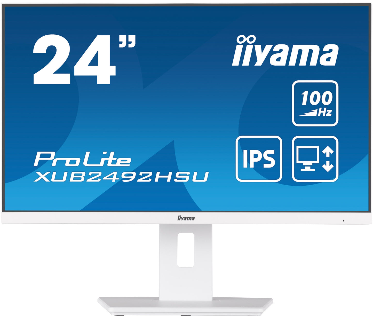 Iiyama XUB2492HSU - W6 - 60,5 cm (23.8") - 1920 x 1080 Pixel - Full HD - LED - 0,4 ms - Weiß - Monitor