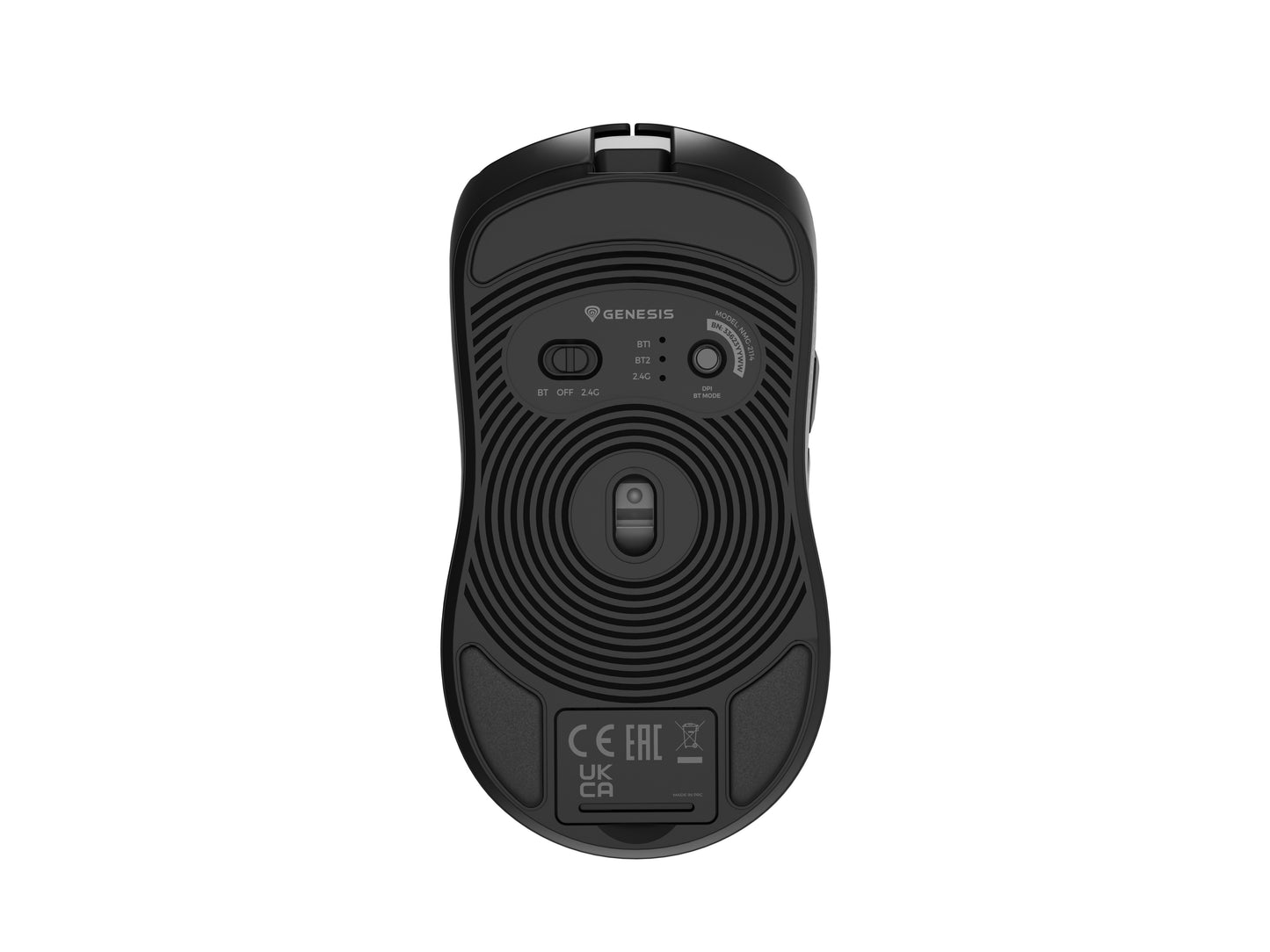 natec Gaming Maus ZIRCON 500 G2 kabellos schwarz - Optisch - Maus