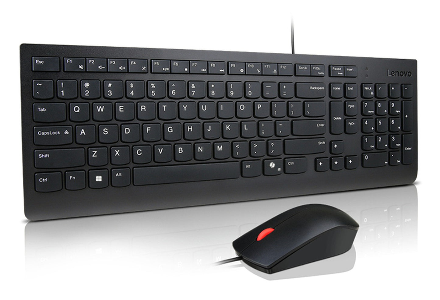 Lenovo Essential Wired Combo - und - Maus - Set - 1.600 dpi - Tastatur
