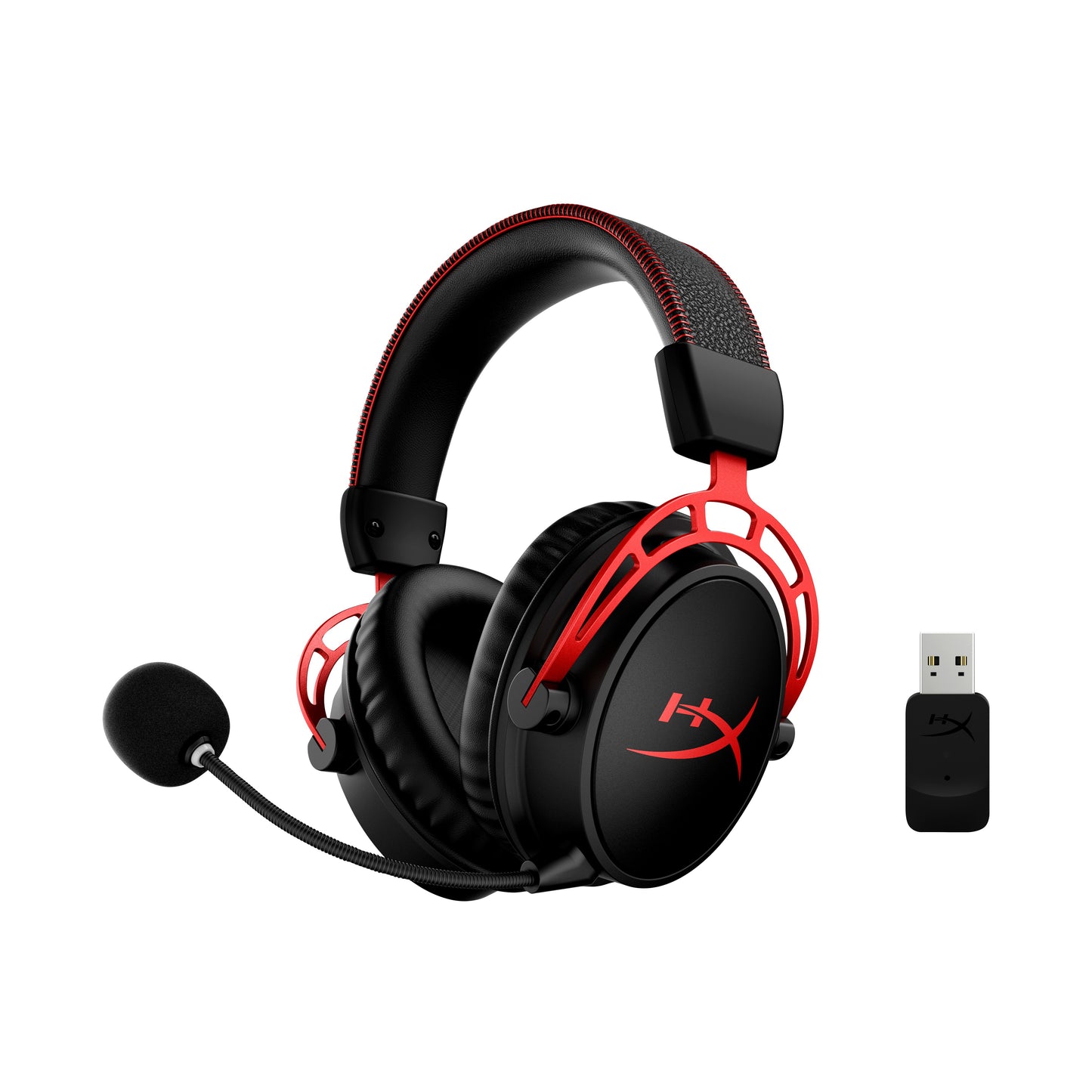 HyperX Cloud Alpha – Wireless - Gaming (Schwarz - Rot) - Kabellos - 15 - 21000 Hz - Gaming - 322 g - Kopfhörer - Schwarz - Rot - Headset
