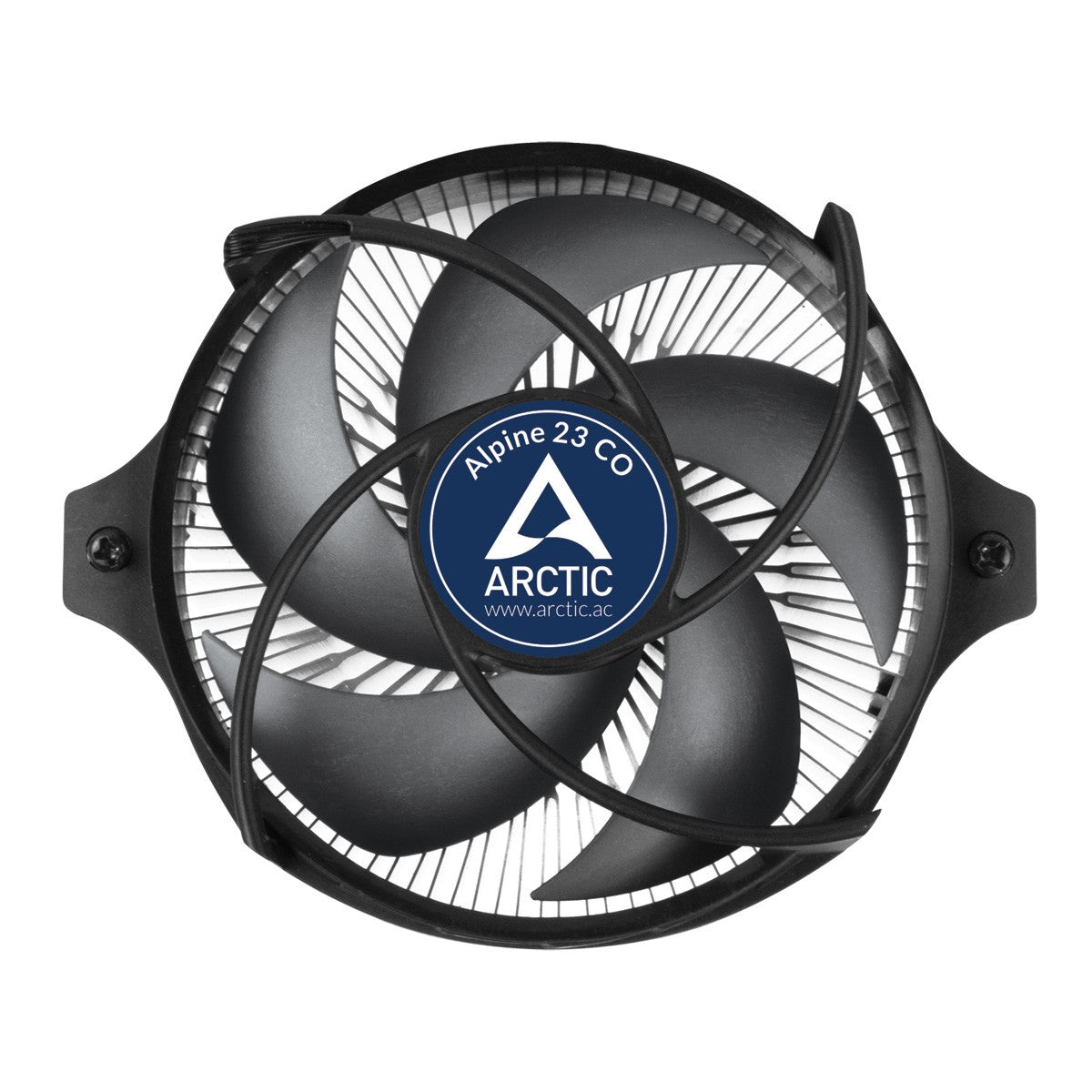 Arctic Alpine 23 CO - Kompakter AMD CPU für den Dauerbetrieb - Luftkühlung - 9 cm - 200 RPM - 2700 RPM - 0,3 Sone - Aluminium - Schwarz - Kühler