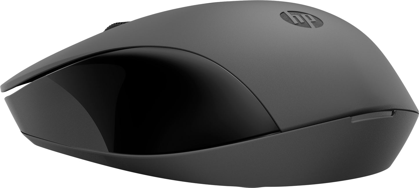 HP 150 Wireless - Beidhändig - Optisch - RF Wireless - 1600 DPI - Schwarz - Maus