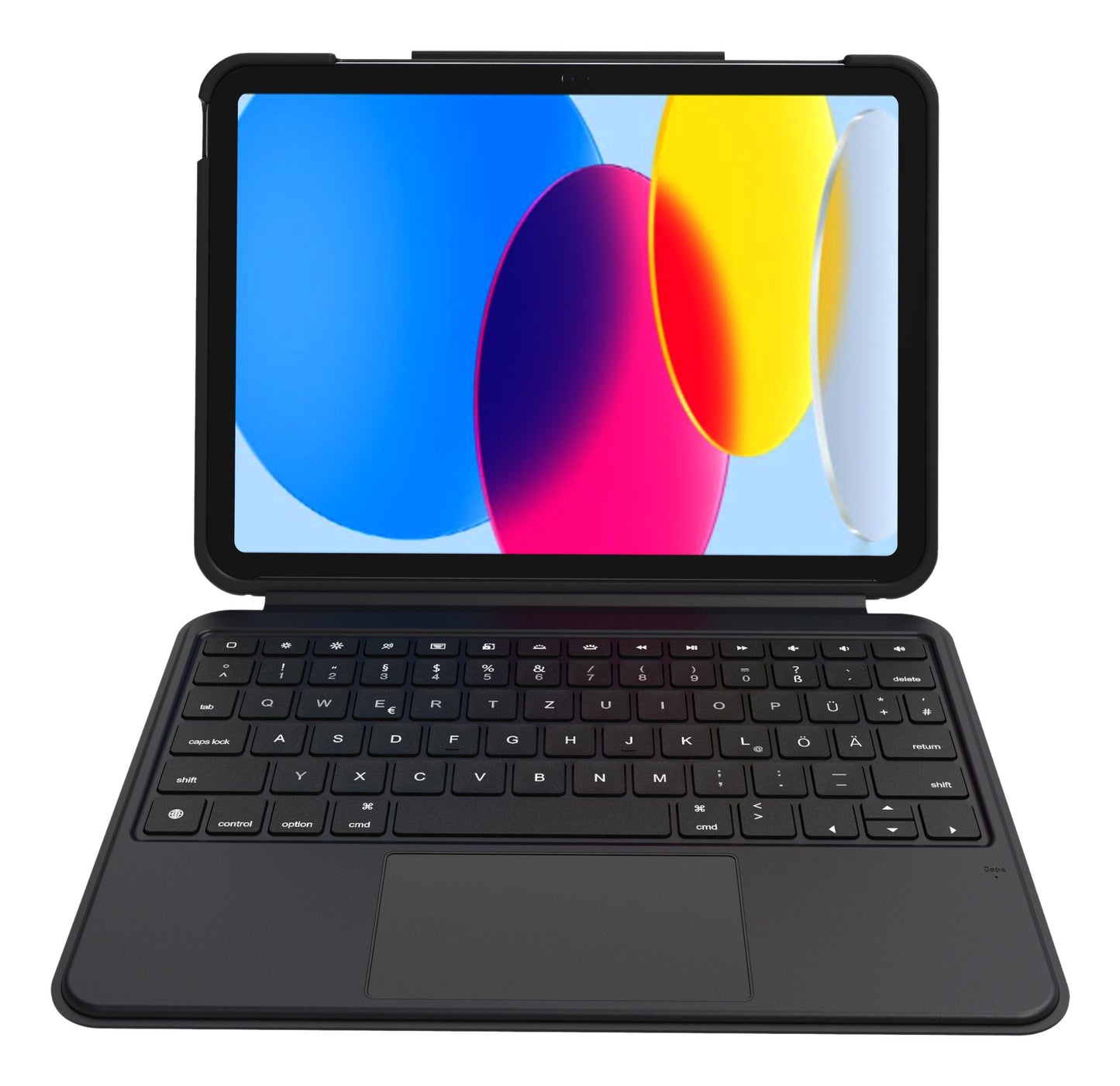 DEQSTER Smart Combo Touch Keyboard iPad 10.9" 10. Gen. Apple smart connector Deutsches - QWERTZ - Tastatur