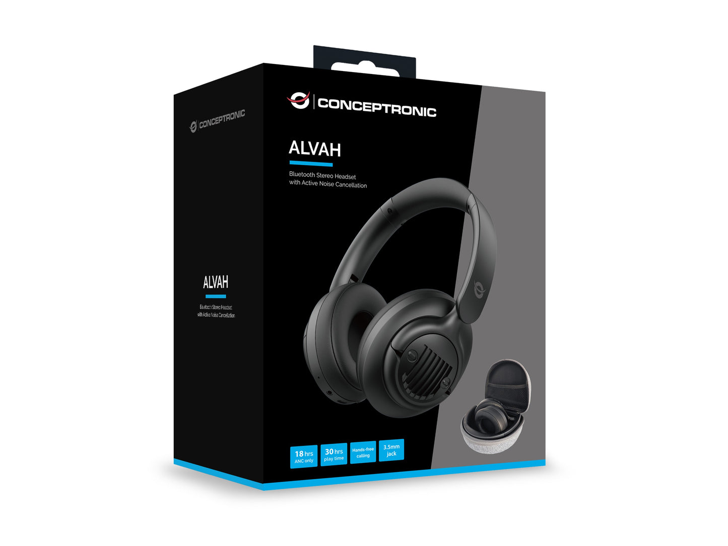 Conceptronic Headset Wireless Bluetooth 5.4 Lärmunterdr. sw - 20 KHz - Headset