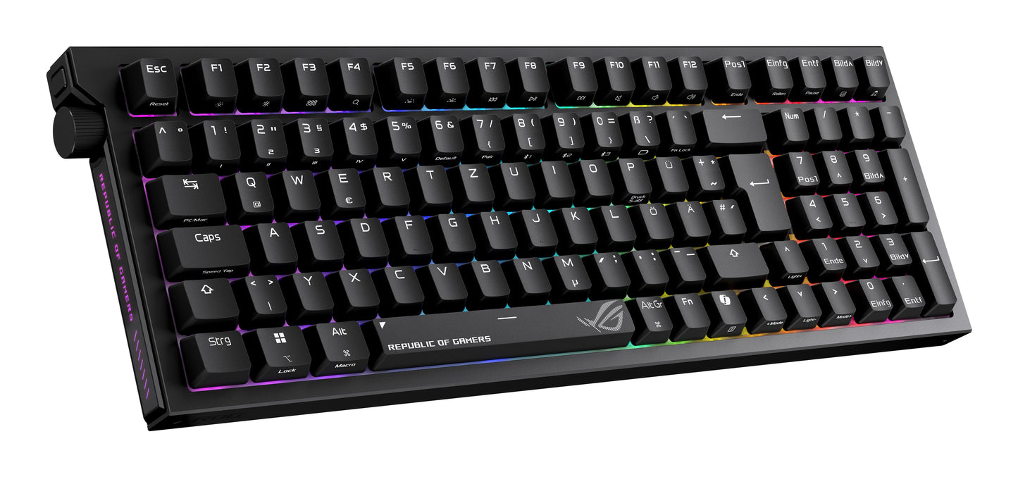 ASUS ROG Strix Morph 96 WL Gaming kabellos Bluetooth Hot - Swap - faehig NX - Tastatur