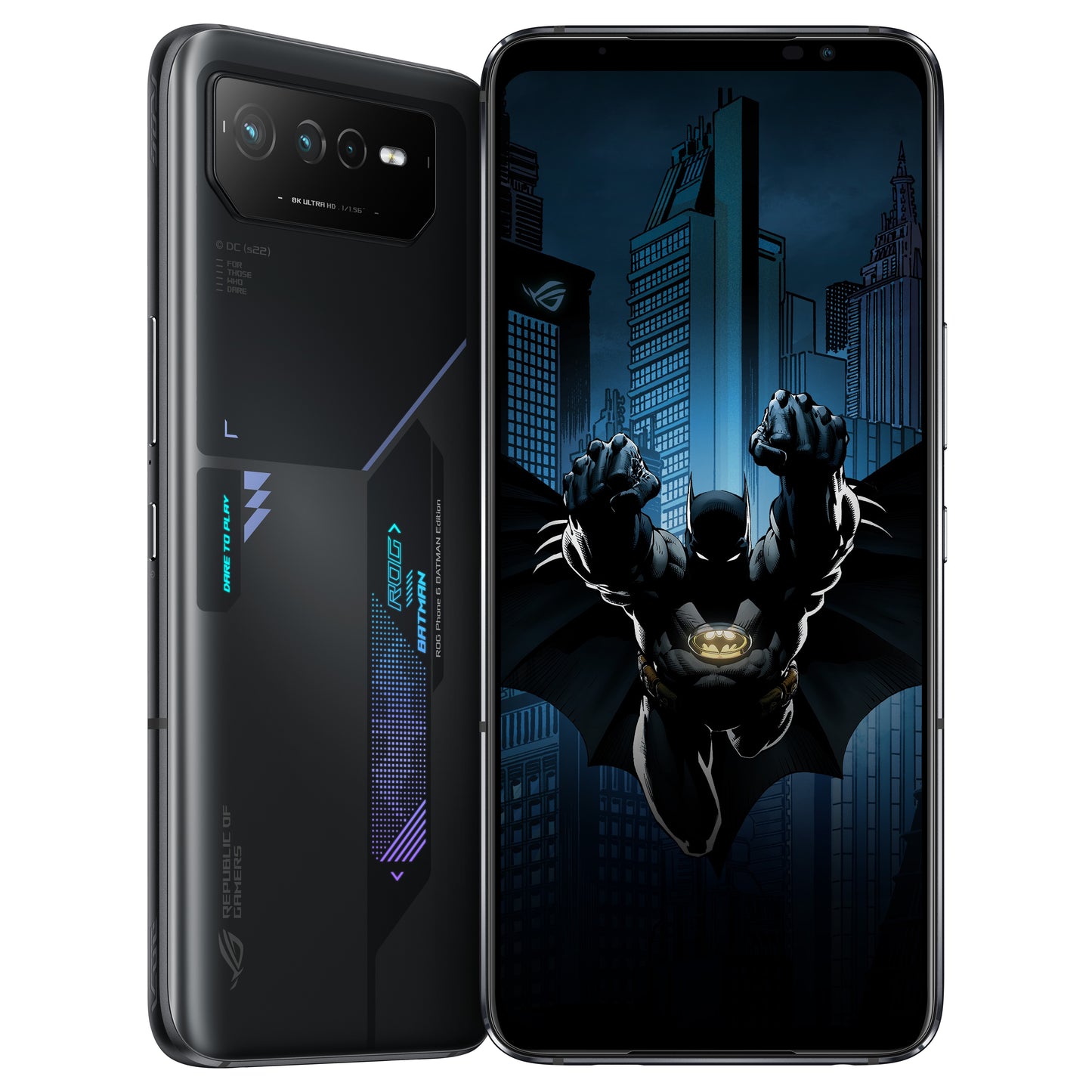 ASUS ROG Phone 6 AI2203 - 5B028E1 - 17,2 cm (6.78") - 12 GB - 256 GB - 50 MP - Android 12 - Schwarz - Mobiltelefon