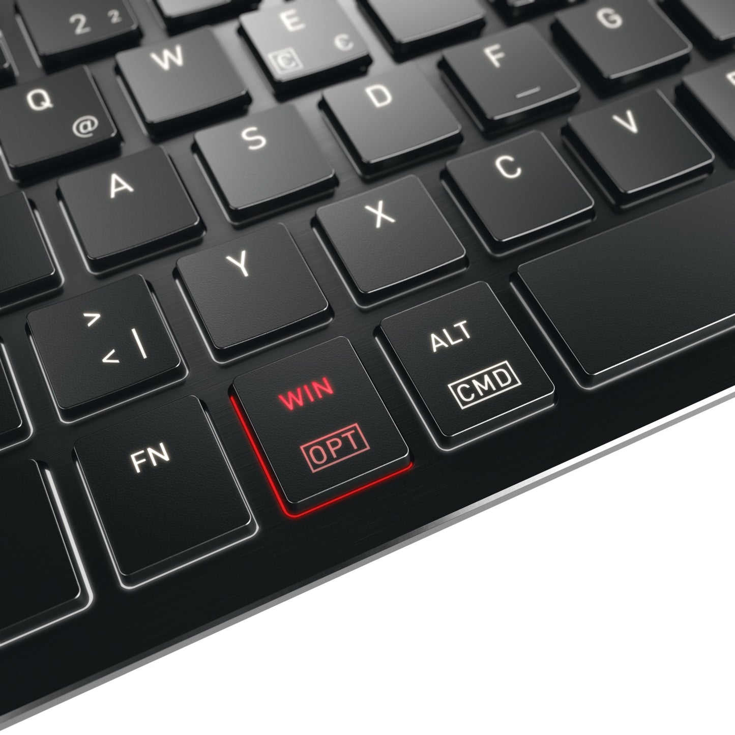 Cherry Kw X Ulp 2.0 Mini Keyboard black 2.4GHz BT5.2 QWERTZ DE - 84 Tasten - Tastatur