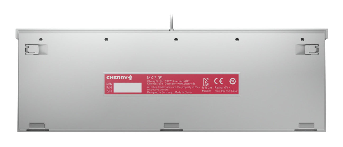Cherry Mx 2.0 S white - 109 Tasten - Tastatur