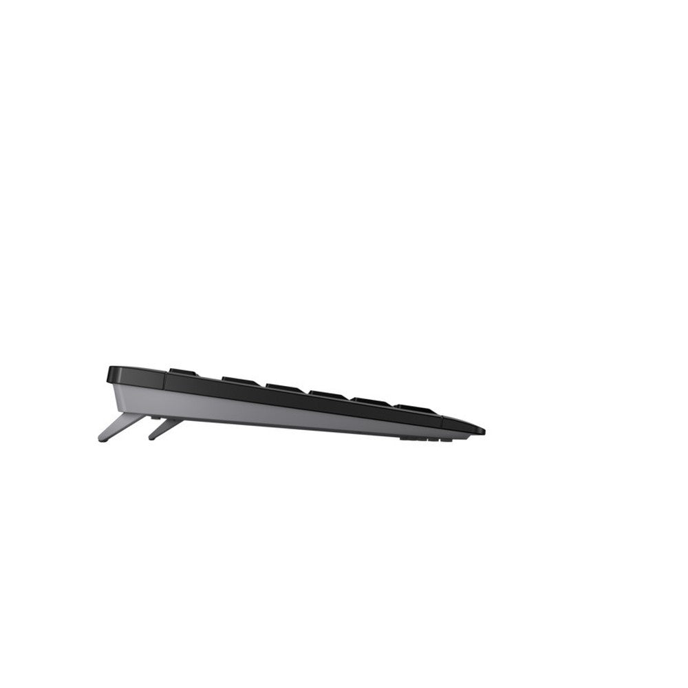Cherry Stream Wireless - Volle Größe (100%) - Verkabelt & Kabellos - RF kabellos + USB - QWERTZ - Schwarz - Tastatur