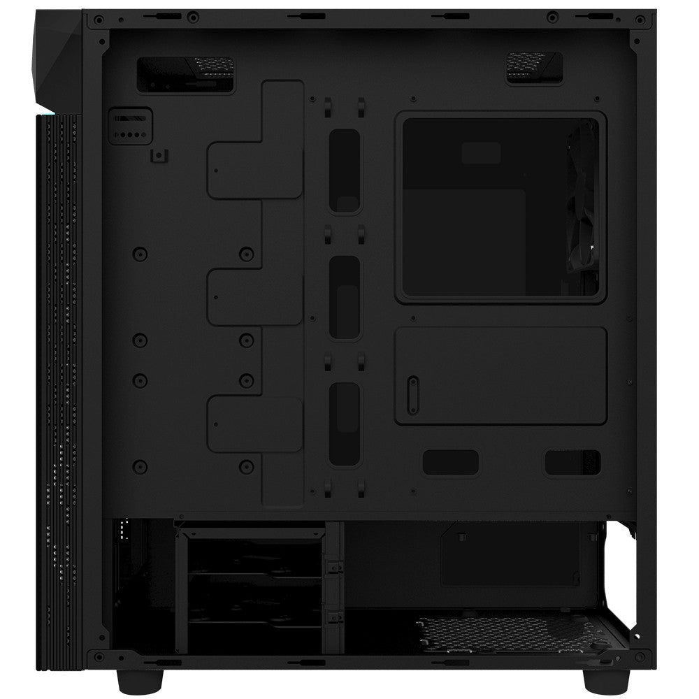 Gigabyte C200 - Midi Tower - PC - Schwarz - ATX - micro ATX - Mini - ITX - Glas - Kunststoff - Stahl - 16,5 cm - Gehäuse