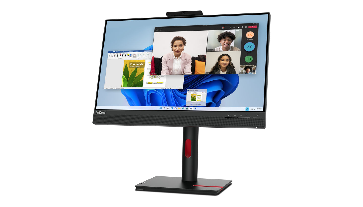 Lenovo ThinkCentre Tiny - In - One 24 Gen 5 - 60,5 cm (23.8") - 1920 x 1080 Pixel - Full HD - LED - 6 ms - Schwarz - Monitor