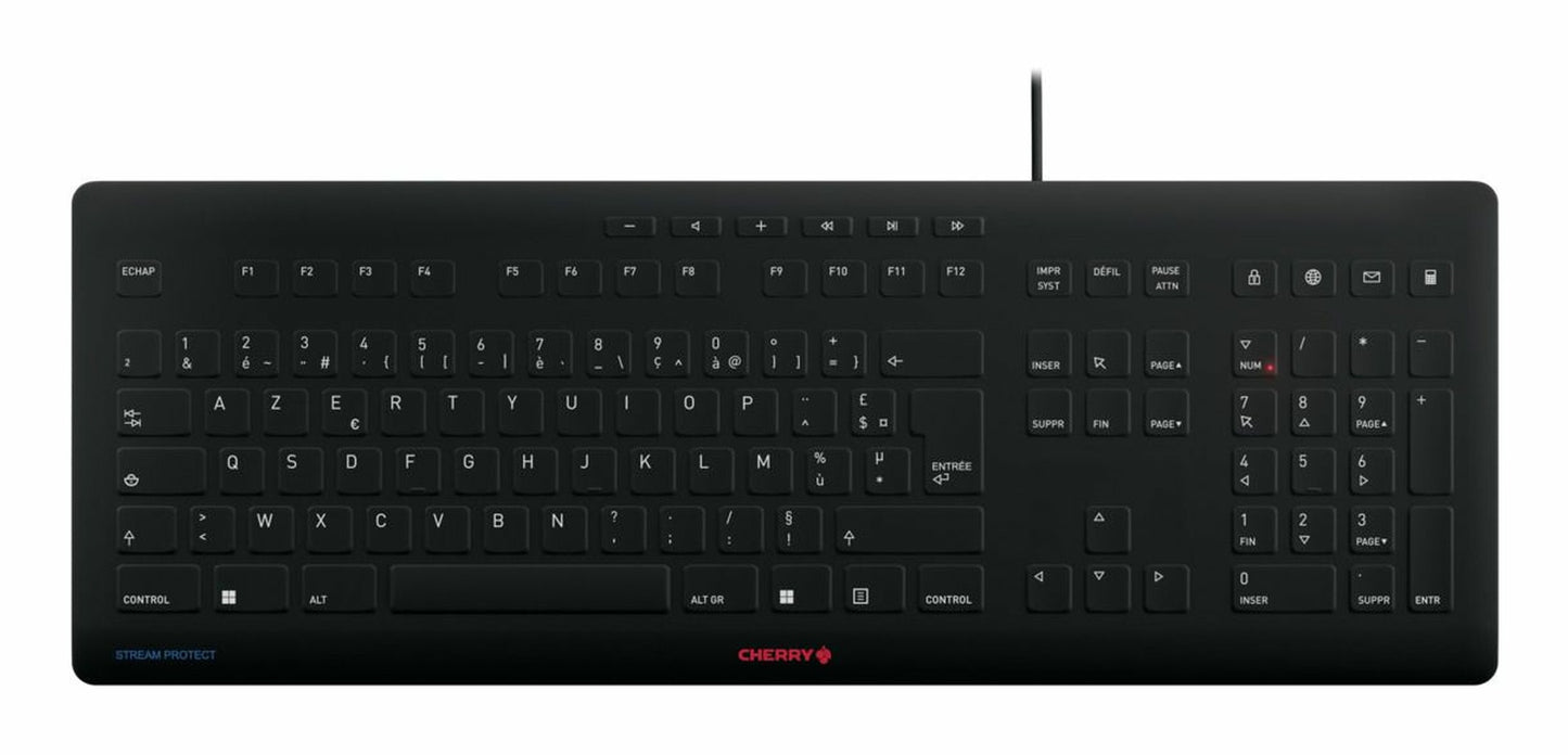 Cherry Stream Protect KB BLACK - 10 Tasten - Tastatur