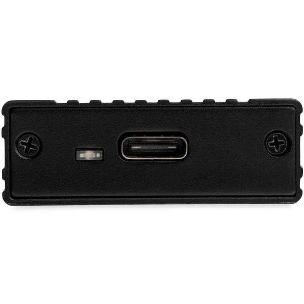 StarTech.com USB - C 10 Gbit/s auf M.2 NVMe SSD - Tragbares externes M.2 NGFF PCIe Aluminiumgehäuse - 1GB/s Read/Write - Unterstützt 2230 - 2242 - 2260 - 2280 - TB3 kompatibel - Mac & PC - SSD - M.2 - M.2 - 10 Gbit/s - USB Anschluss - Schwarz - Gehäuse