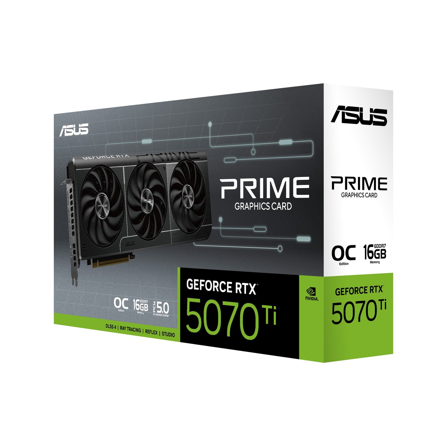 ASUS Prime GeForce Rtx 5070 Ti GDDR7 oc Edition PCIe 5.0 - PCI - Grafikkarte