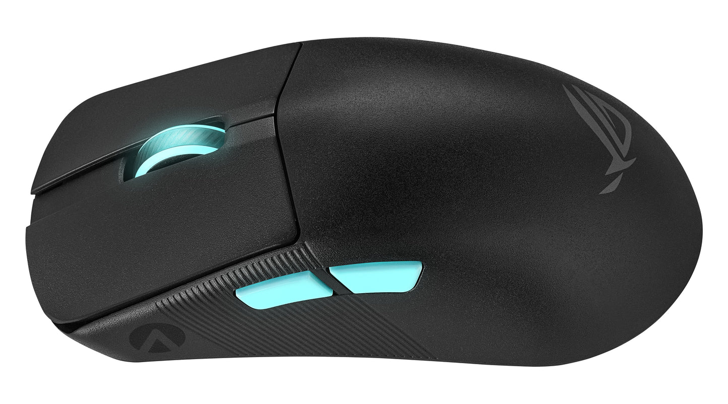 ASUS ROG Harpe Ace Aim Lab Edition - Beidhändig - Optisch - RF Wireless + Bluetooth + USB Type - A - 36000 DPI - Schwarz - Maus