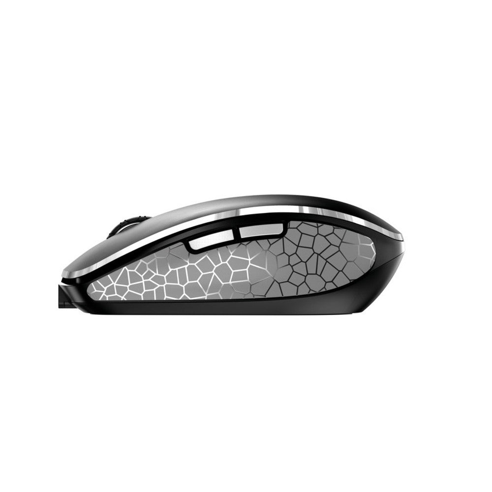 Cherry MW 8C ADVANCED - Beidhändig - Optisch - RF Wireless + Bluetooth - 3000 DPI - Schwarz - Grau - Maus