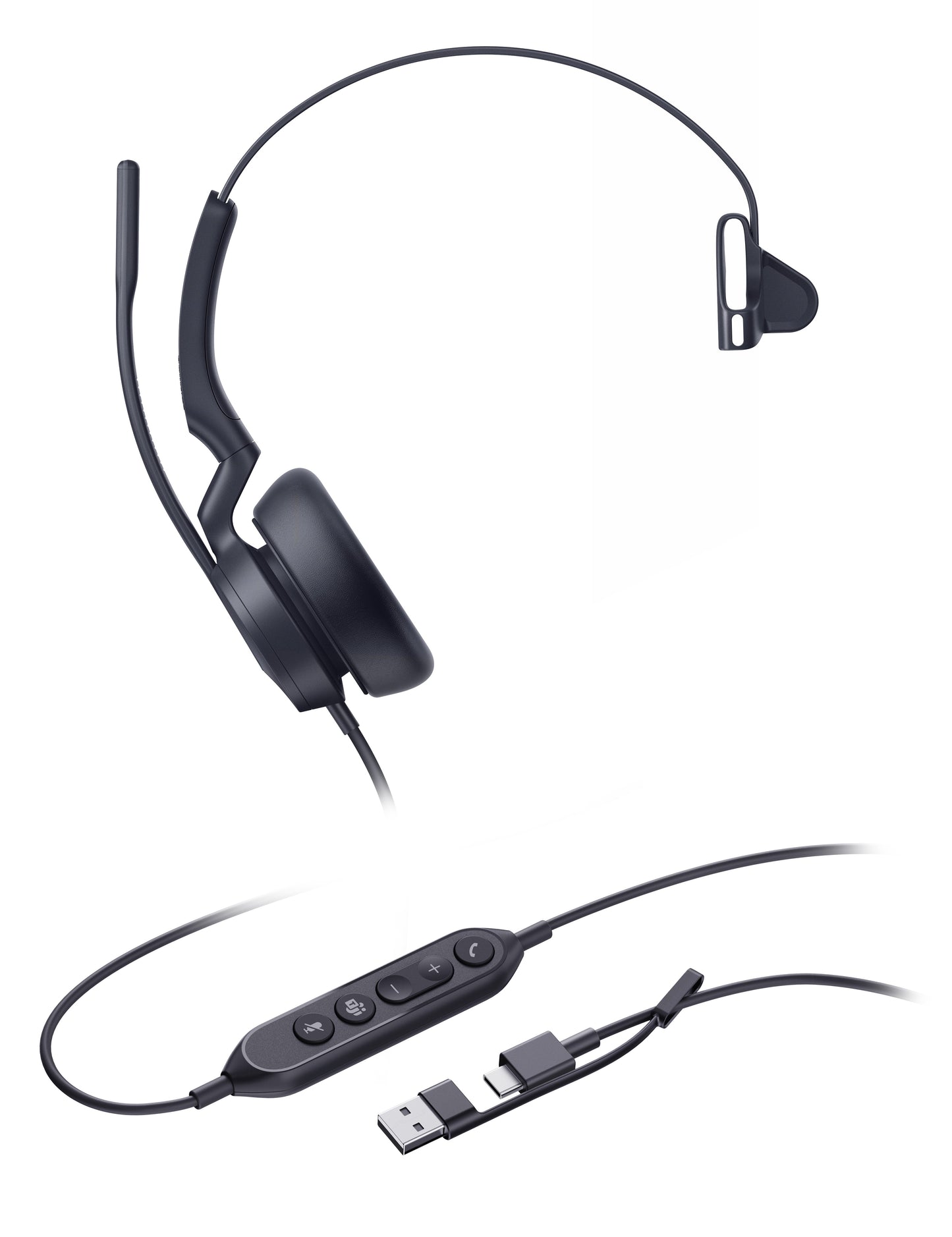 Yealink Headset UH46 Mono Teams USB - C/A - Mono - Headset