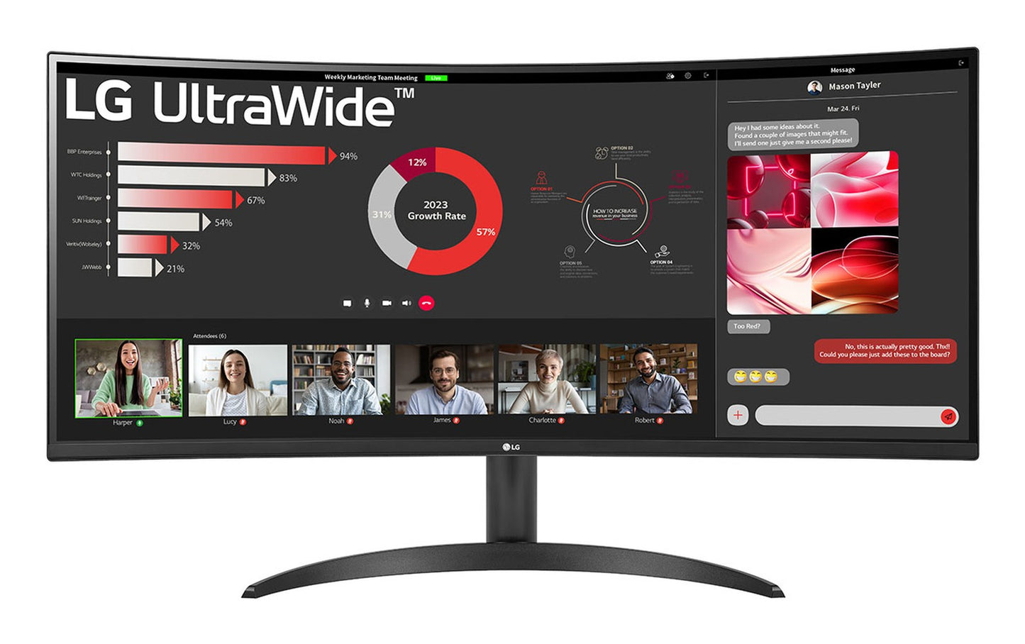 LG 34Wr50Qk - B - 34" - 86,4 cm - Monitor