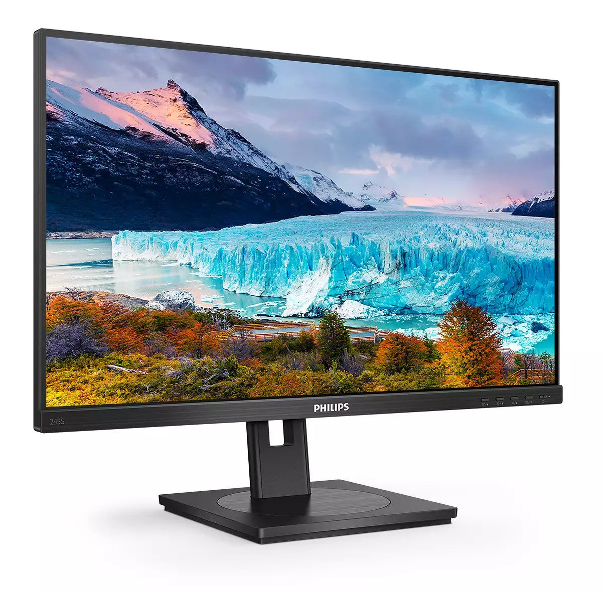 Philips S Line 243S1/00 - 60,5 cm (23.8") - 1920 x 1080 Pixel - Full HD - LCD - 4 ms - Schwarz - Monitor