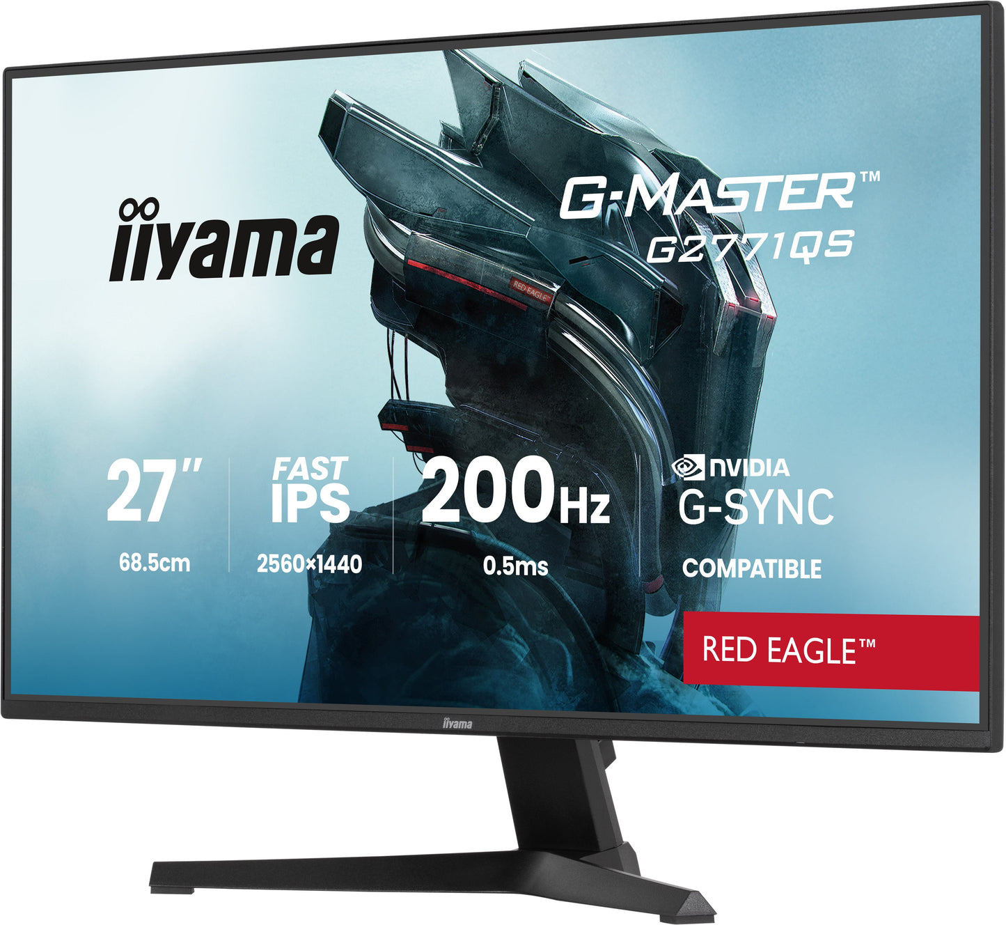 Iiyama G - Master Red Eagle G2771QS - B1 27" - 68,6 cm - Monitor