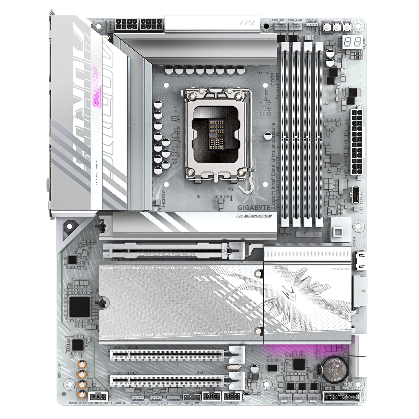 Gigabyte B860 A Elite WF7 Ice B860 S1851 ATX DDR5 - Intel Sockel 1851 (Core Ultra 100&200) - Mainboard