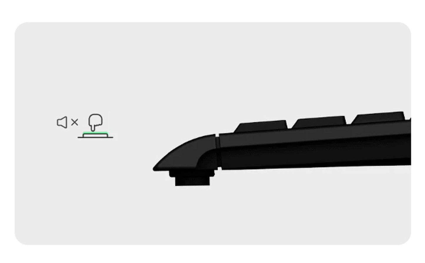 KeySonic KSK - 5211ELU - mini - Tastatur