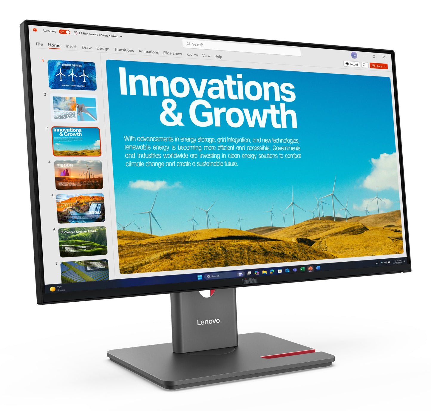 Lenovo ThinkVision P24qd - 40 - Led - 24" - 60,5 cm - Monitor