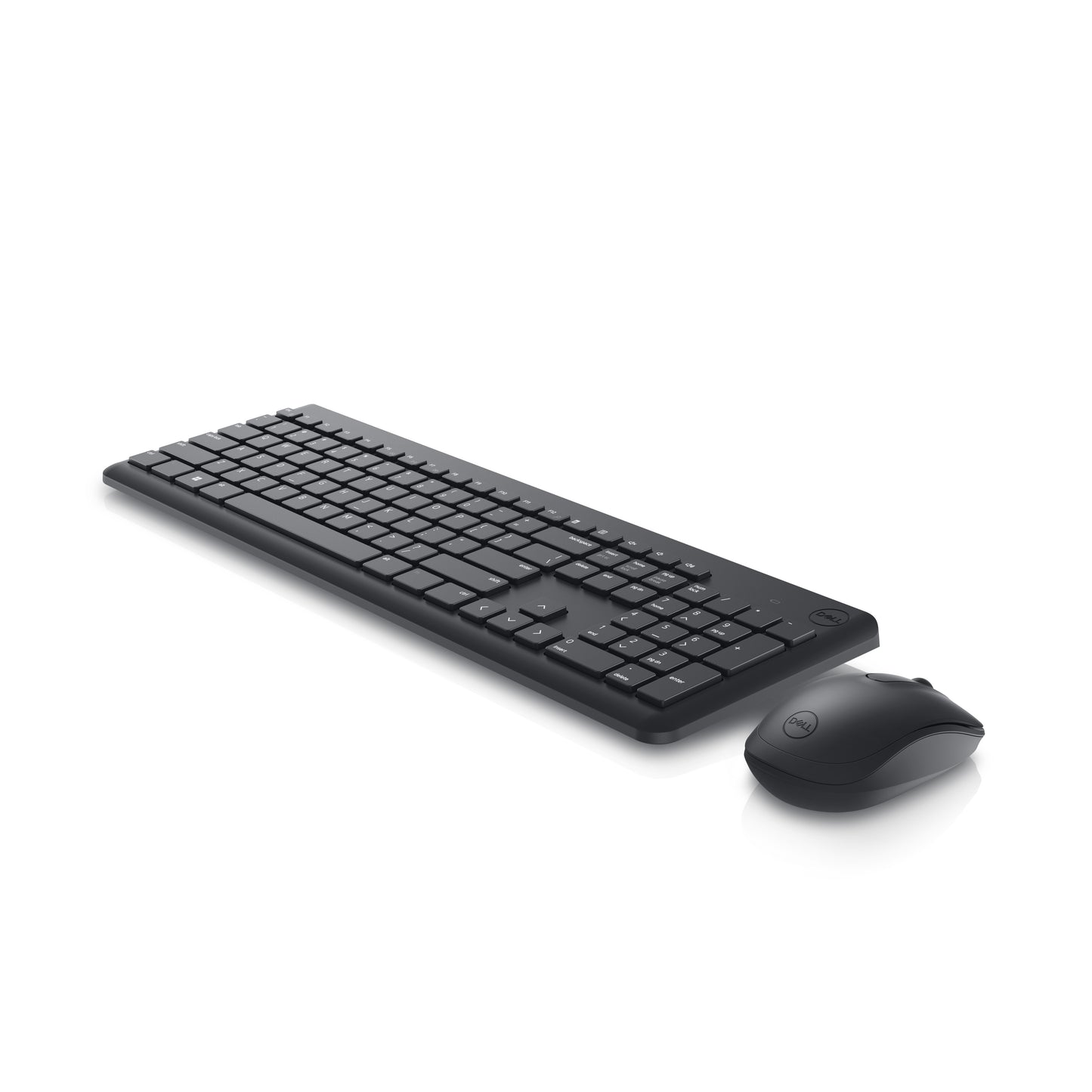 Dell KM3322W - Volle Größe (100%) - RF Wireless - QWERTY - Schwarz - Maus enthalten - Tastatur