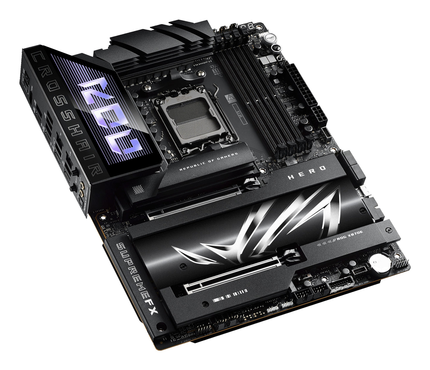 ASUS ROG CROSSHAIR X870E HERO - Motherboard - ATX - Socket AM5 - AMD X870E Chips... - AMD Sockel AM5 (Ryzen Zen4) - Mainboard
