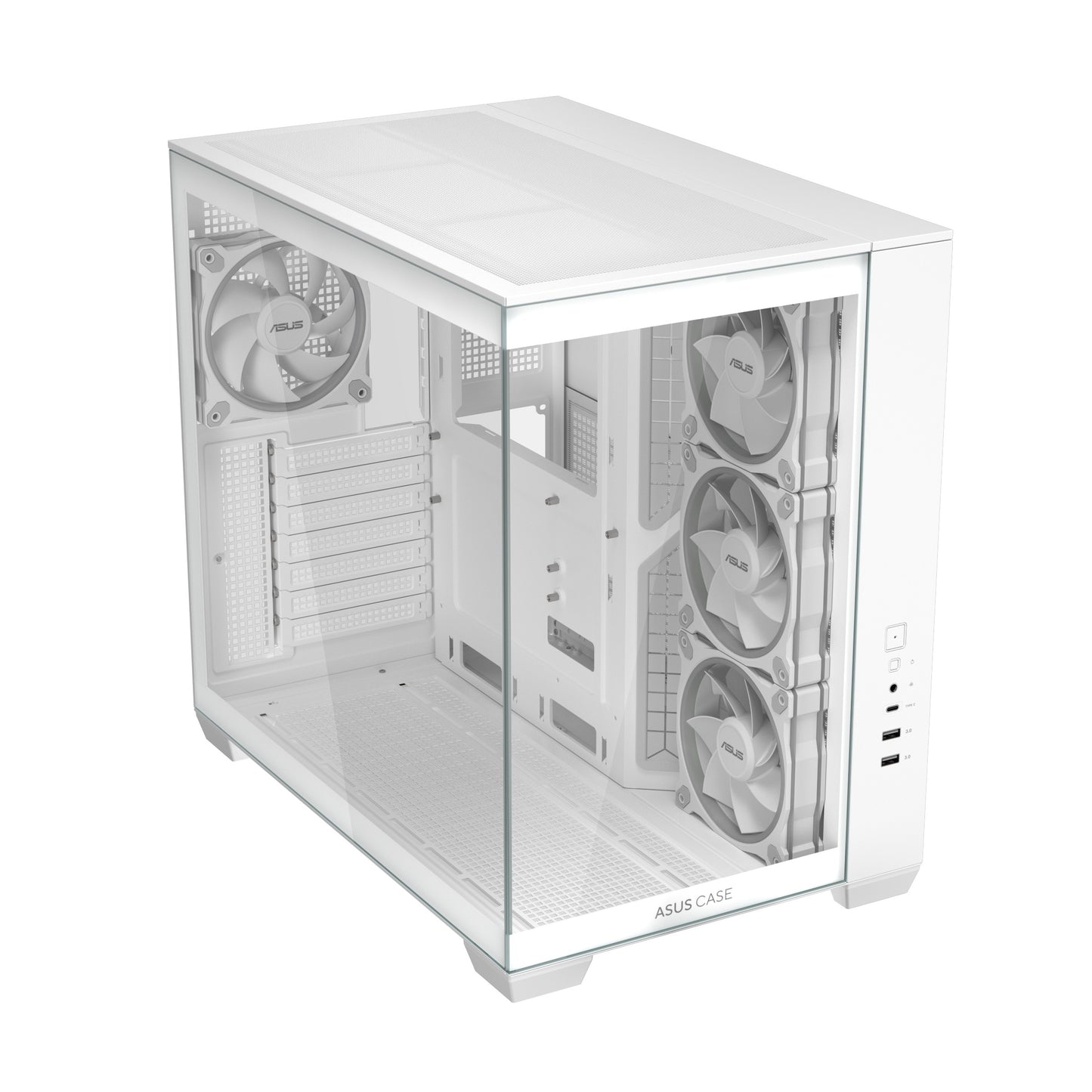 ASUS A32 PLUS TG ARGB ATX Midi - Tower Gaming Gehäuse Weiß - ATX - Gehäuse