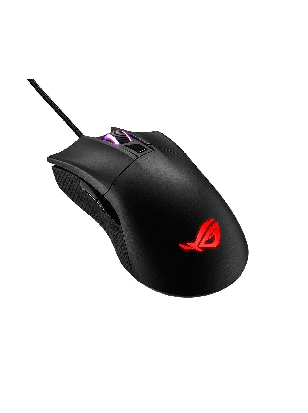 ASUS ROG Gladius II Core - rechts - Optisch - USB Typ - A - 6200 DPI - Schwarz - Maus