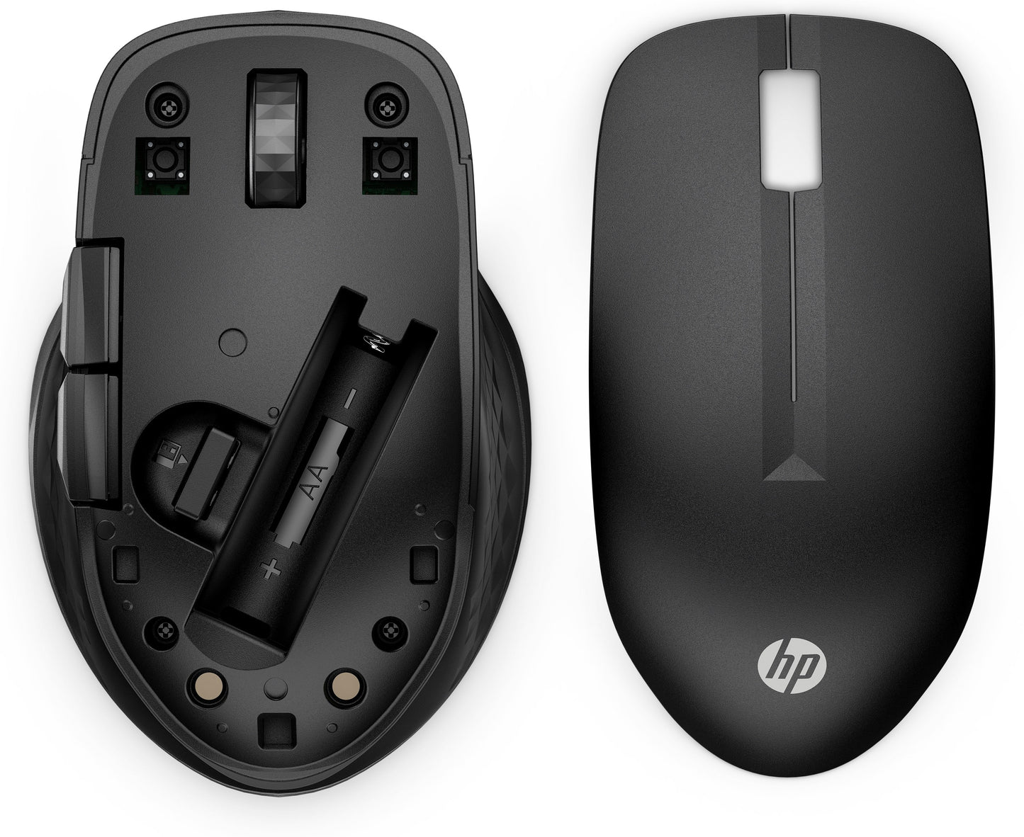 HP 430 Wireless für mehrere Geräte - Beidhändig - Optisch - RF Wireless + Bluetooth - 1200 DPI - Schwarz - Maus