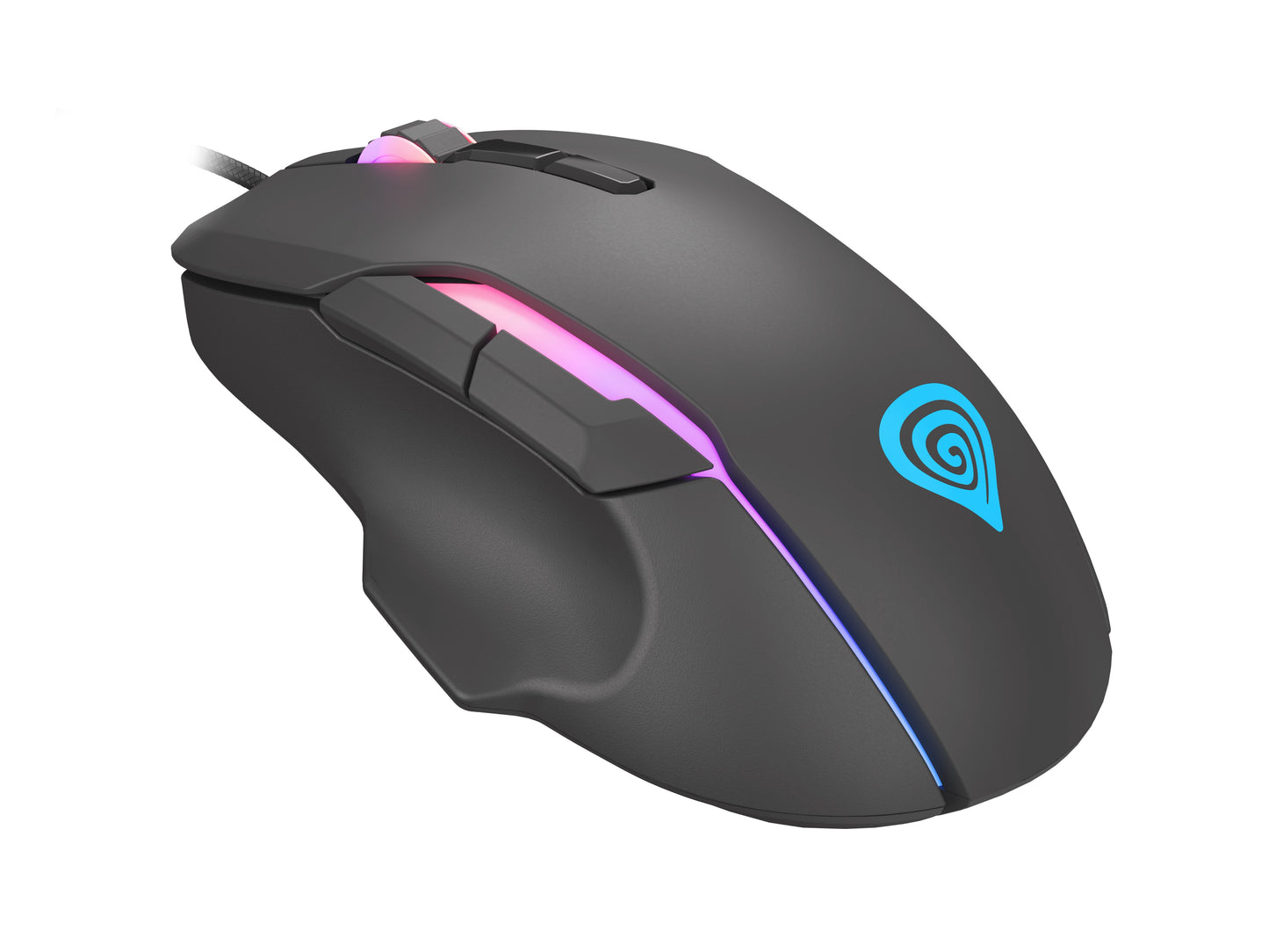 natec Gaming Maus Xenon 220 G2 RGB kabelgeb. schwarz - 12.800 dpi - Maus