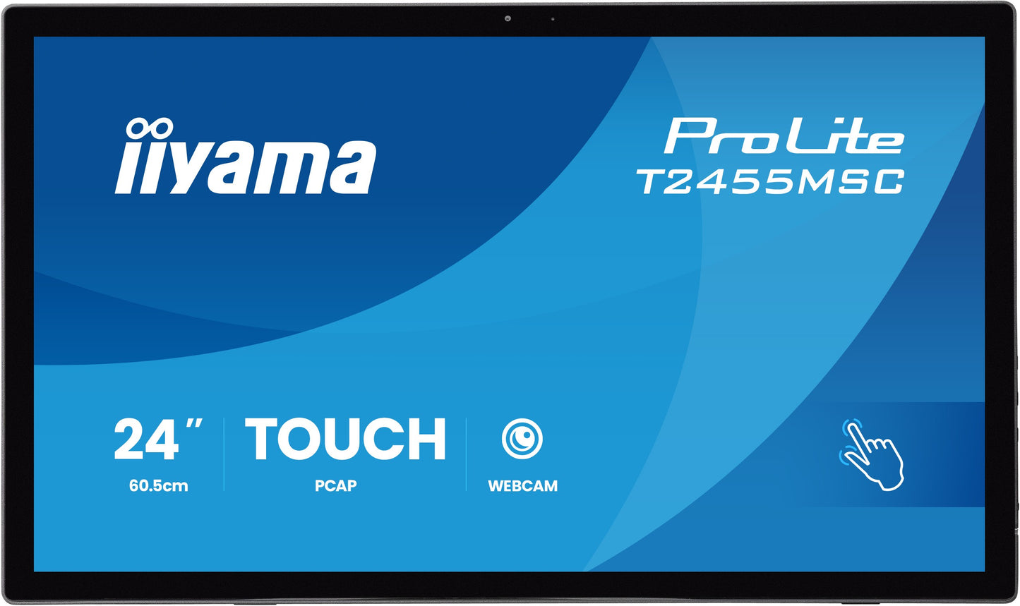 Iiyama 24iWIDE LCD Bonded DeepContrast Projective Capacitive Bezel Free 10 - Points Touch - Monitor