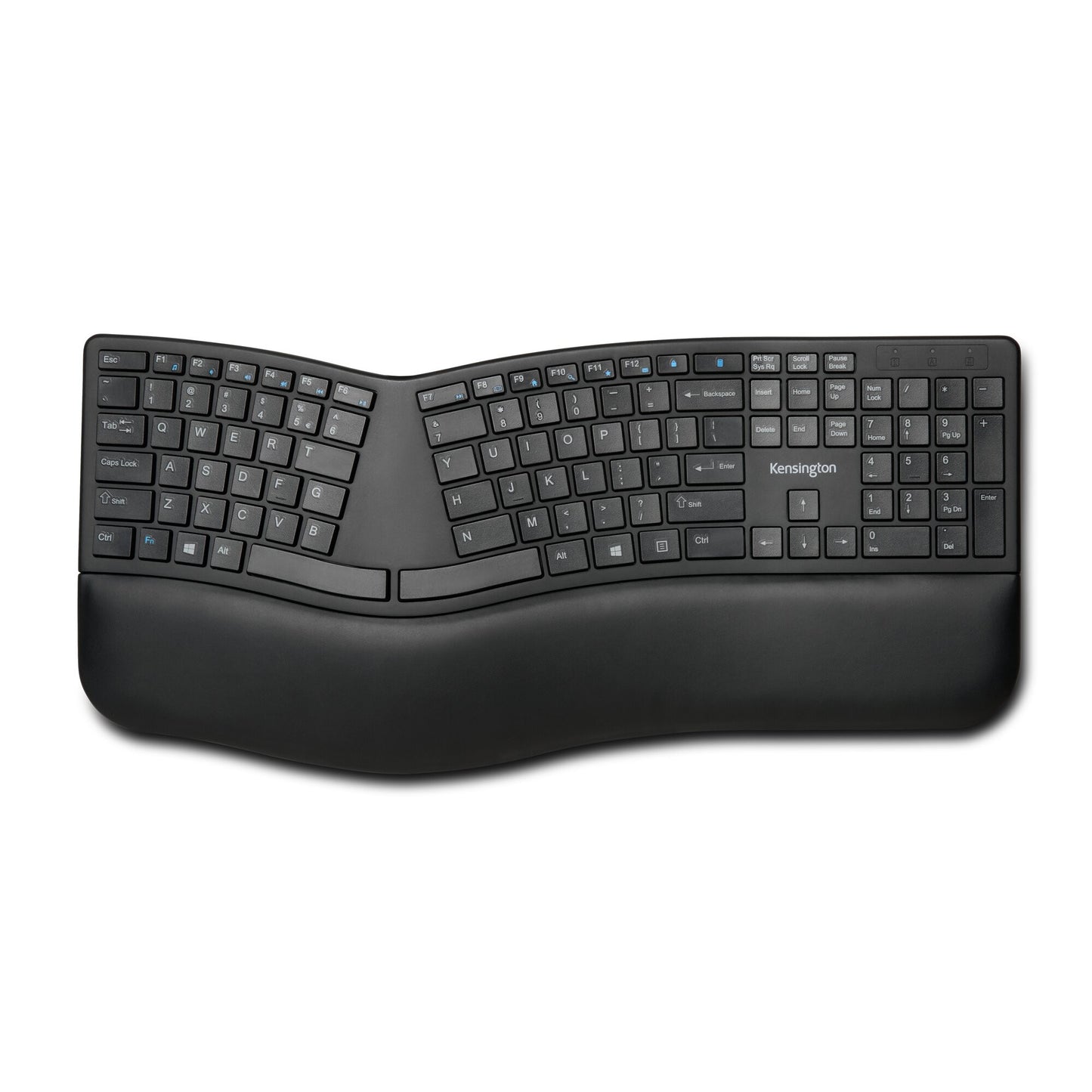 Kensington Pro Fit Ergo - kabellos (schwarz) - Volle Größe (100%) - Kabellos - Bluetooth - QWERTZ - Schwarz - Tastatur