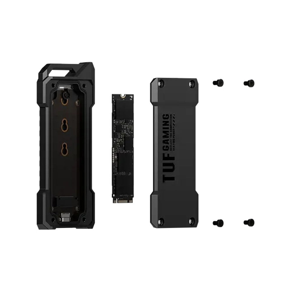 ASUS ESD - T1A/BLK/G/AS// - SSD - M.2 - M.2 - PCI Express - SATA - 10 Gbit/s - USB Anschluss - Schwarz - Gehäuse