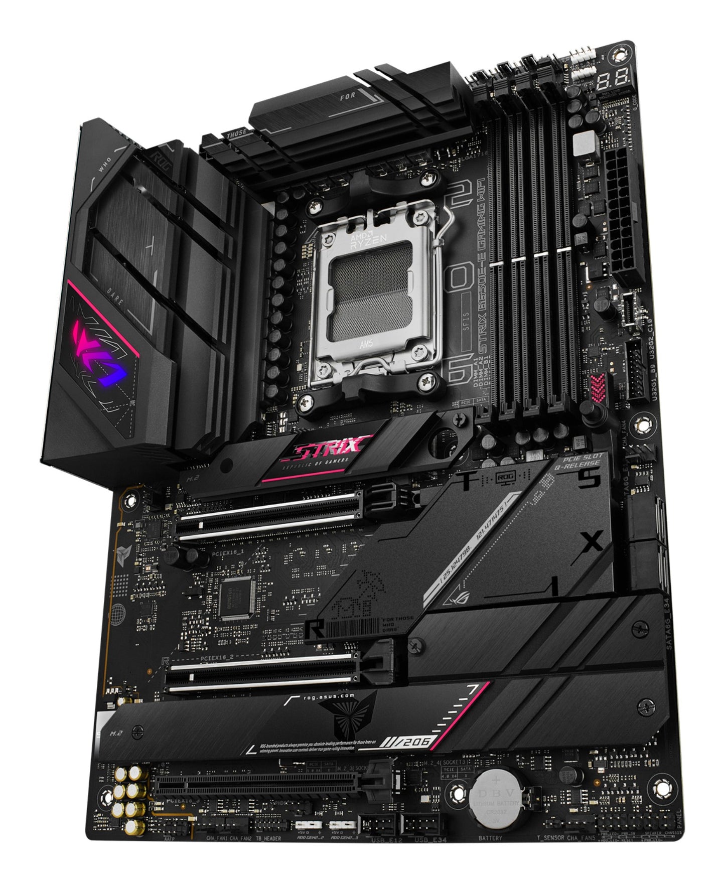 ASUS ROG STRIX B650E - E GAMING WIFI - AMD - Sockel AM5 - AMD Ryzen 7000 Series - Sockel AM5 - DDR5 - SDRAM - 128 GB - Mainboard