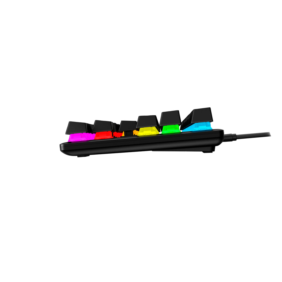 HyperX Alloy Origins Core PBT HX Rot – Mechanische Gaming - Tenkeyless (80 - 87 %) - Kabelgebunden - USB - Mechanischer Switch - RGB - LED - Schwarz - Tastatur