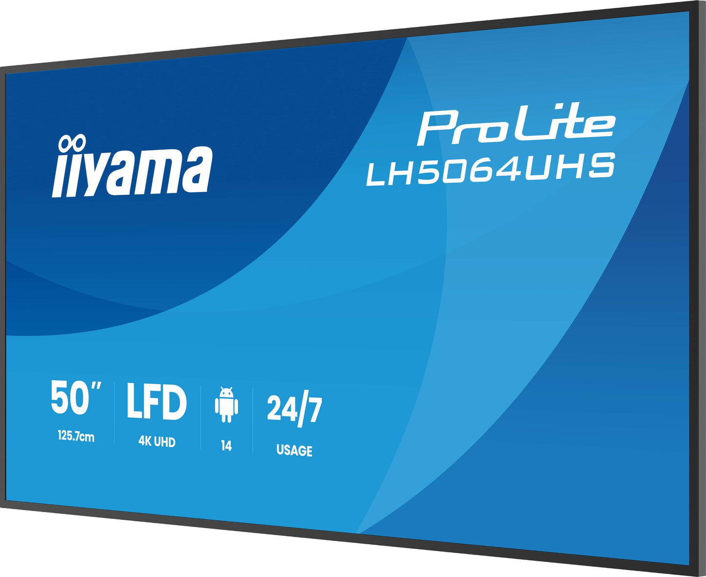 Iiyama LH5064UHS - B1AG 50 IN LCD UHD - 127 cm - Monitor