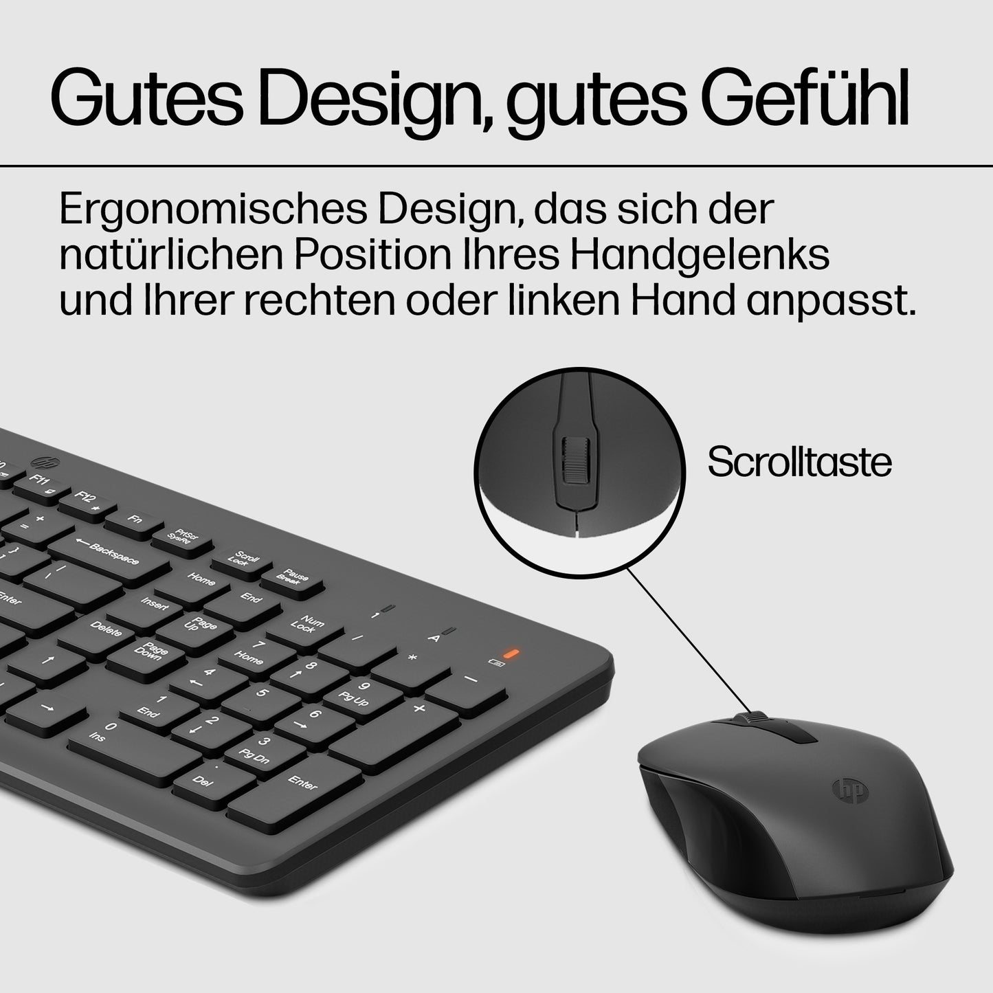 HP 330 - und - Maus - Set - kabellos - 1.600 dpi - Tastatur