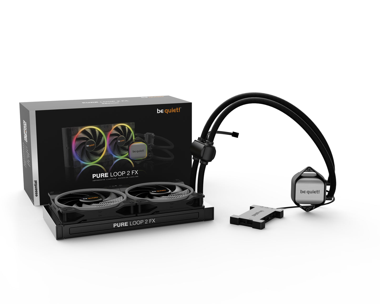 Be Quiet! Pure Loop 2 FX 280mm - All - in - One - Flüssigkeitskühler - 14 cm - Schwarz - Kühler