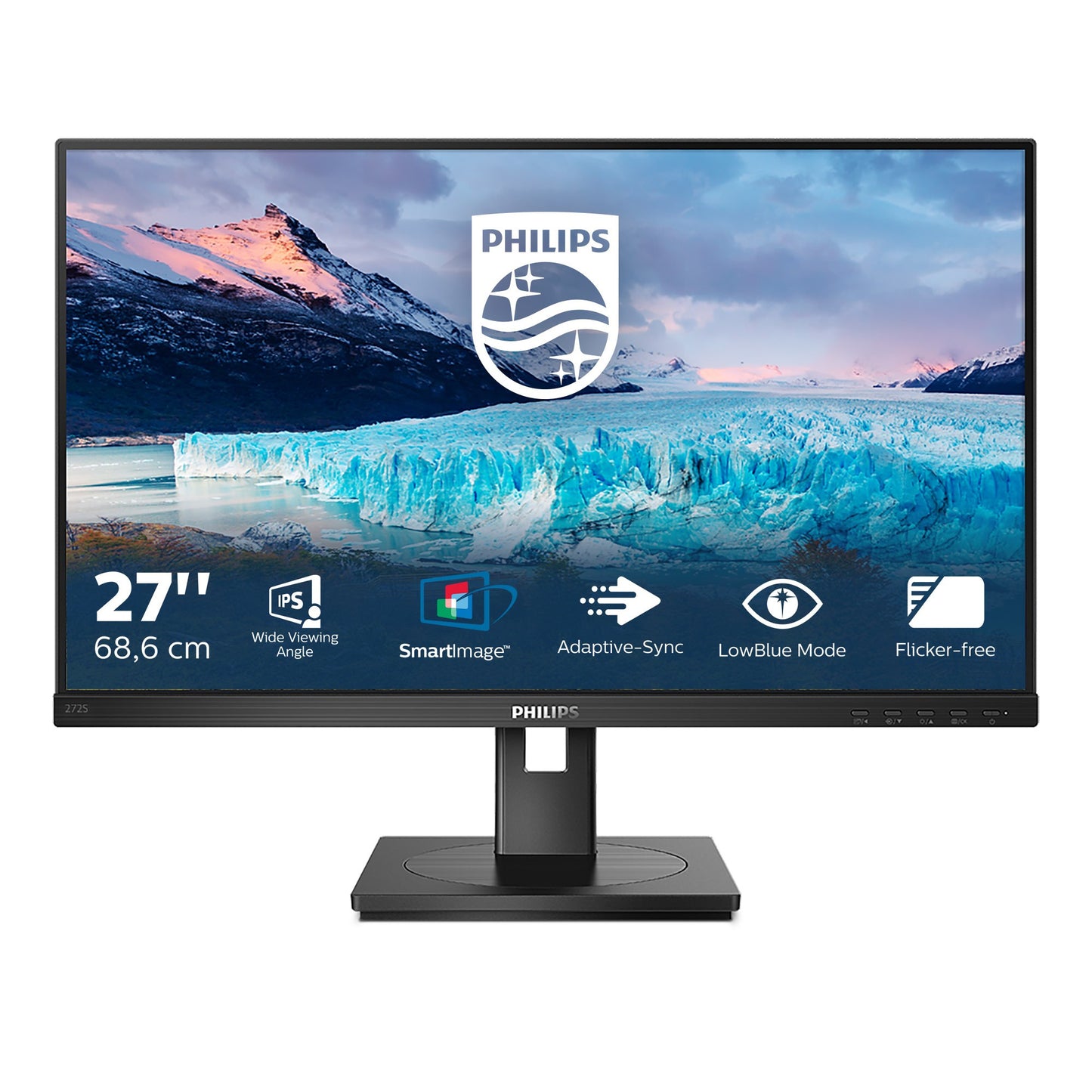Philips S Line 272S1AE/00 - 68,6 cm (27") - 1920 x 1080 Pixel - Full HD - LCD - 4 ms - Schwarz - Monitor